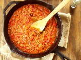 Red Sauce Fridays #26: Guest post! Lentil bolognese